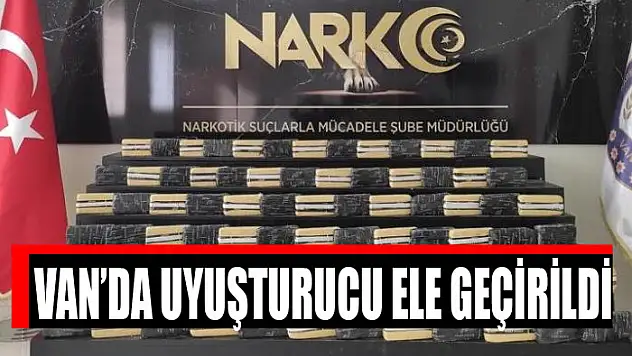 Van'da uyuşturucu ele geçirildi