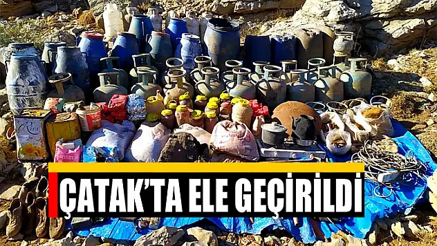 Teröristlere ait yaşam malzemesi ele geçirildi