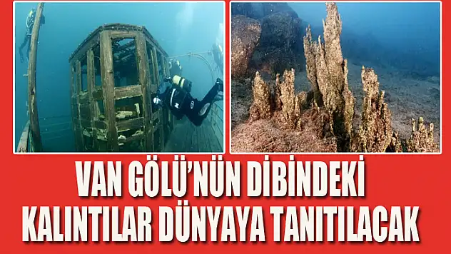Van Gölü'nün dibindeki kalıntılar dünyaya tanıtılacak