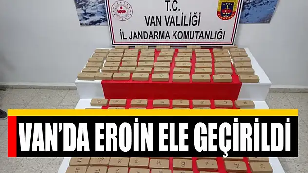 Van'da eroin ele geçirildi