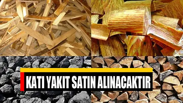 Katı yakıt satın alınacaktır