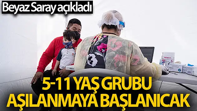 ABD'de gelecek hafta 5-11 yaş grubunun Covid-19'a karşı aşılanmaya başlaması bekleniyor