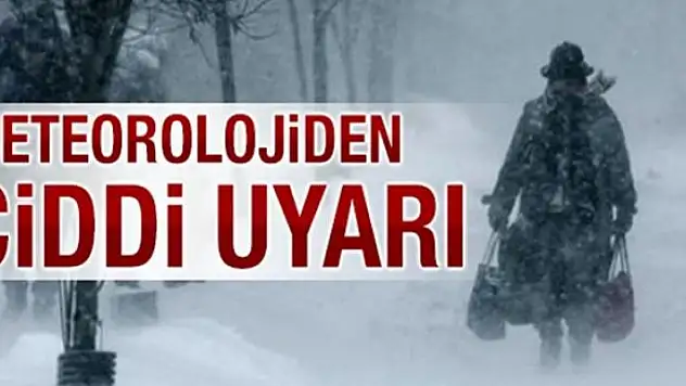 Meteorolojiden buzlanma ve çığ uyarısı