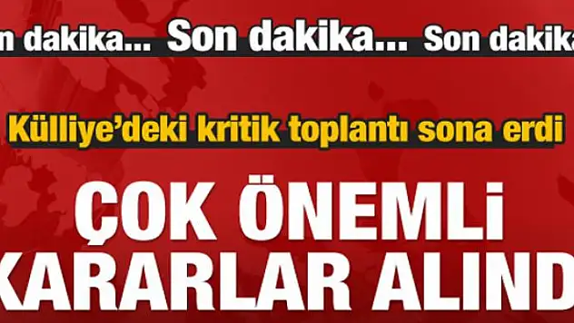 Savunma Sanayii'nde çok önemli kararlar