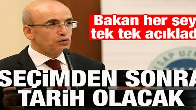 Şimşek açıkladı: Seçimden sonra tarih olacak