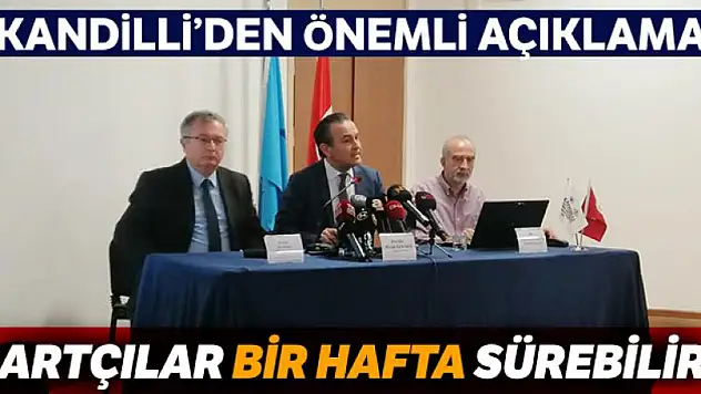 Elazığ'daki depremle ilgili Kandilli'den açıklama