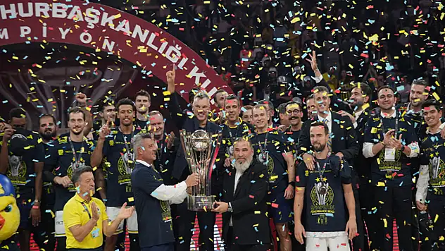 38. Erkekler Cumhurbaşkanlığı Kupası'nda zafer Fenerbahçe'nin