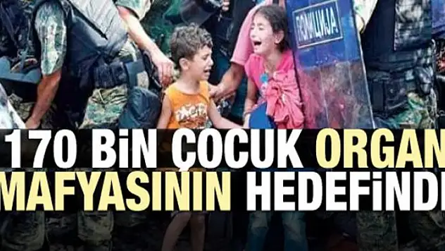 170 bin çocuk organ mafyasının hedefinde