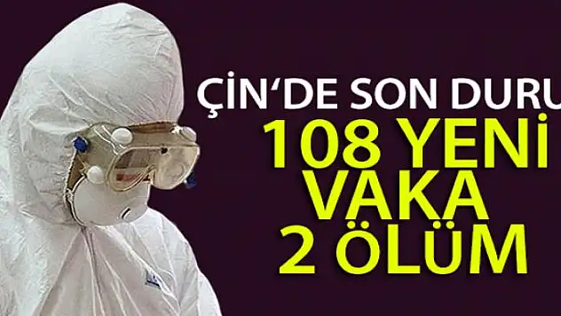 Çin'de korona salgınında 108 yeni vaka