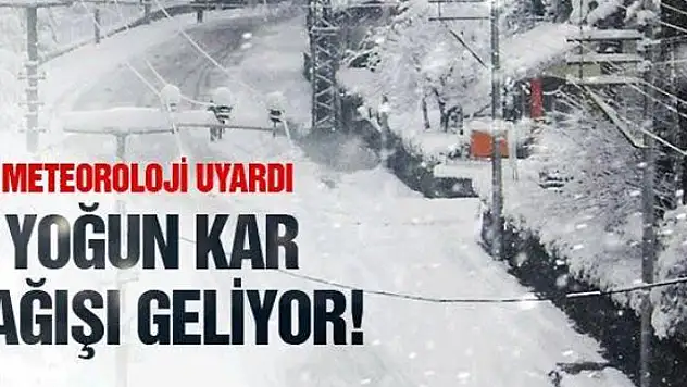 Meteorolojiden yoğun kar yağışı uyarısı