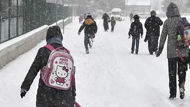 4 ilçede eğitime kar engeli