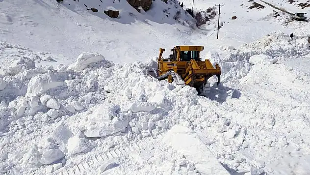 DEPREM BÖLGESİ BAŞKALE'DE ÇIĞ DÜŞTÜ