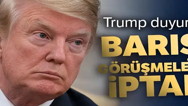 Trump, Taliban ile barış görüşmelerini iptal etti