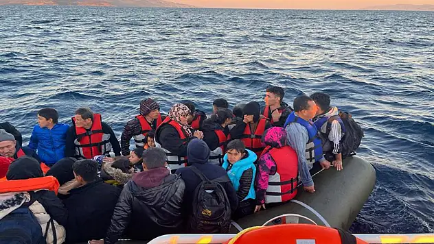 58 kaçak göçmen yakalandı