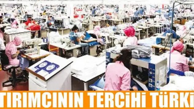 Yatırımcının tercihi Türkiye