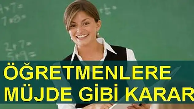 Öğretmenlere müjde! Artık ücret ödenecek