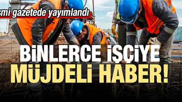 50 bin kişi kadroya alınacak