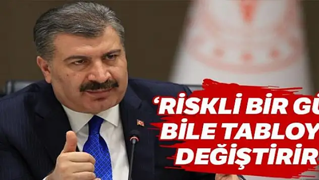 Bakan Koca: Örnek olurken ders olmayalım