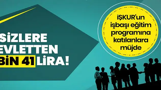 İşsizlere çifte maaş