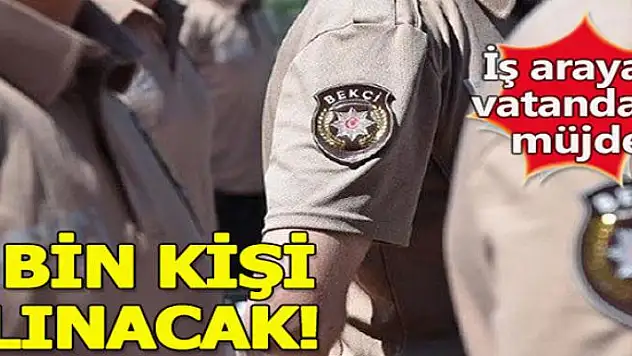 8 bin bekçi alımı ne zaman yapılacak?