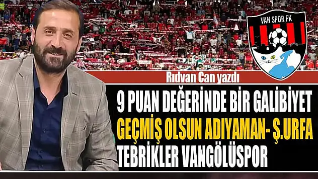 '9 PUAN DEĞERİNDE BİR GALİBİYET'