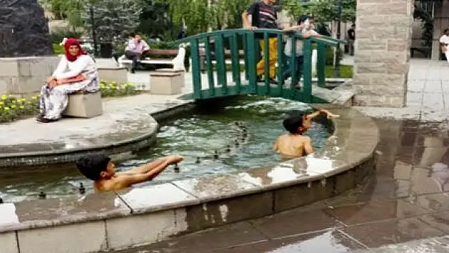 Çocuklardan tehlikeli serinleme