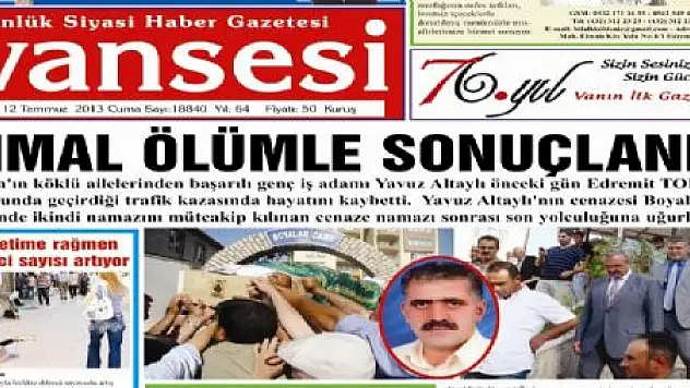 İHMAL ÖLÜMLE SONUÇLANDI