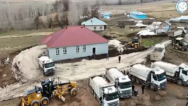Abdal Mezrası Mahallesi'nde taziye evlerinin zemini yenilendi
