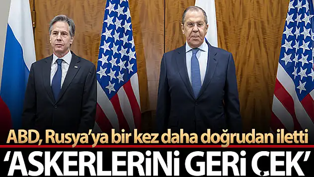 ABD'den Rusya'ya asker yığınağını geri çekme çağrısı