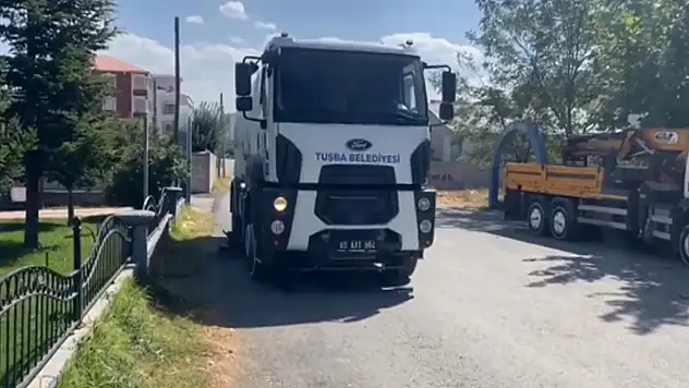 Abdurrahman Gazi Mahallesi'nde temizlik çalışması