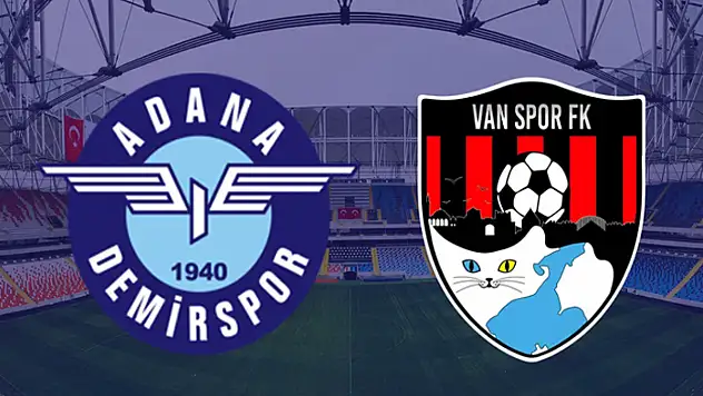 Adana Demirspor, Vanspor maçının ilk onbiri belli oldu