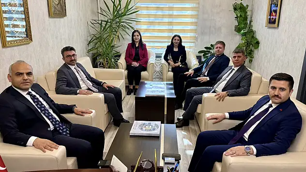 Adli heyetten Kaymakam Rahmi Bulut'a ziyaret