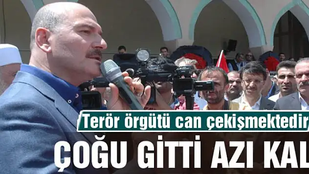 'Hiç merak etmesin, terör örgütü can çekişmektedir, çoğu gitti azı kaldı' 
