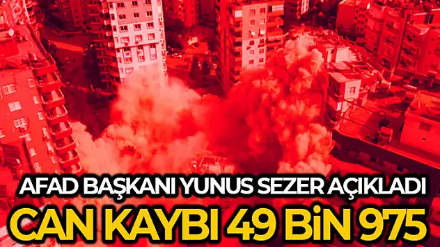 AFAD Başkanı Yunus Sezer, depremde son durumu açıkladı