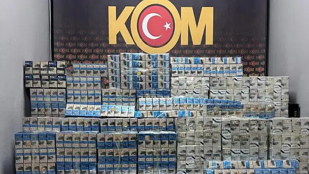 Ağrı'da kaçak sigara ele geçirildi