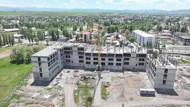 Ağrı İl Emniyet Müdürlüğü yeni hizmet binası inşaatı hızla sürüyor