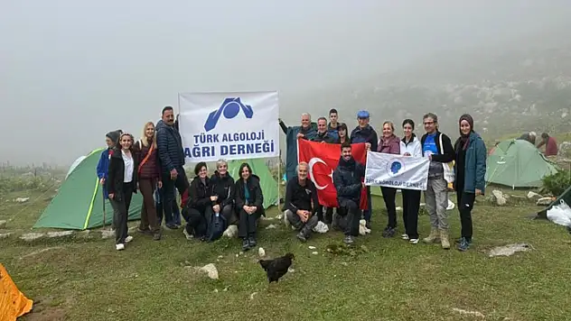 Ağrı tedavisinde farkındalık için zirveye yürüdüler