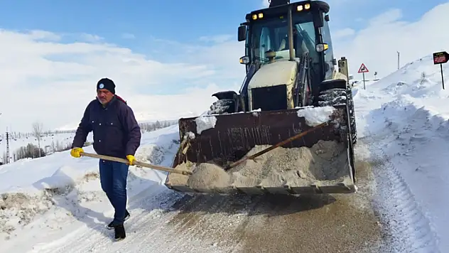 Ağyol Tepesi'nde tuzlama çalışması