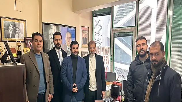 AK Parti İpekyolu İlçe Başkanlığı'ndan gazetemize ziyaret