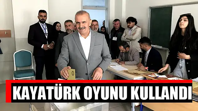 AK Parti Van Milletvekili Kayatürk oyunu kullandı