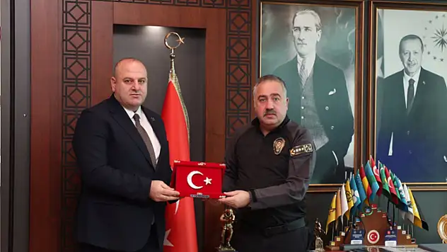 Aksoy'dan İl Emniyet Müdürü Mutlu'ya ziyaret