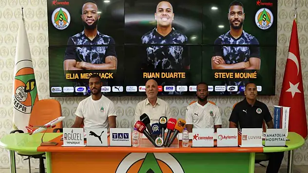 Alanyaspor'dan 3 imza