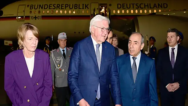 Almanya Cumhurbaşkanı Steinmeier, Azerbaycan'da