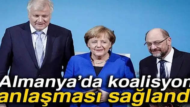 Almanya'da koalisyon anlaşması sağlandı