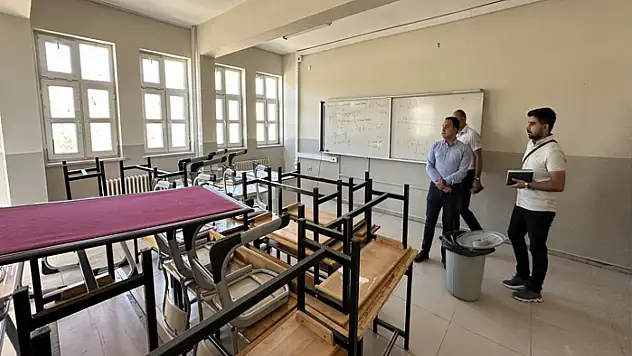 Alpaslan Fen Lisesi yeni eğitim öğretim dönemine hazırlanıyor