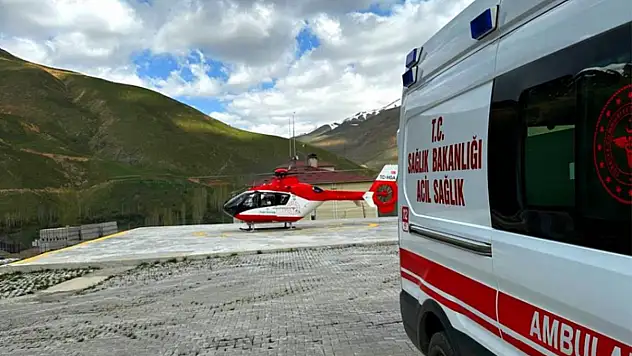Ambulans helikopter 4 ayda 61 hasta taşıdı