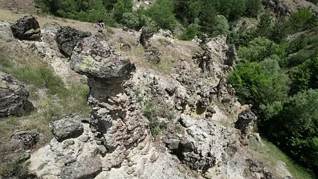 Ankara'da peribacası oluşumları keşfedildi