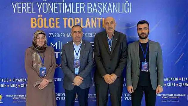 Arvas ve Şevgin, AK Parti Yerel Yönetimler Bölge Toplantısı'na katıldı