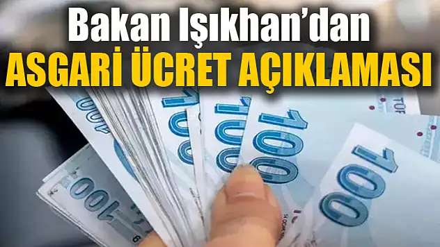 Asgari ücret açıklaması!
