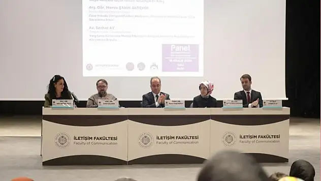Atatürk Üniversitesi'nde 'Medyada suç ve suçun temsili' paneli